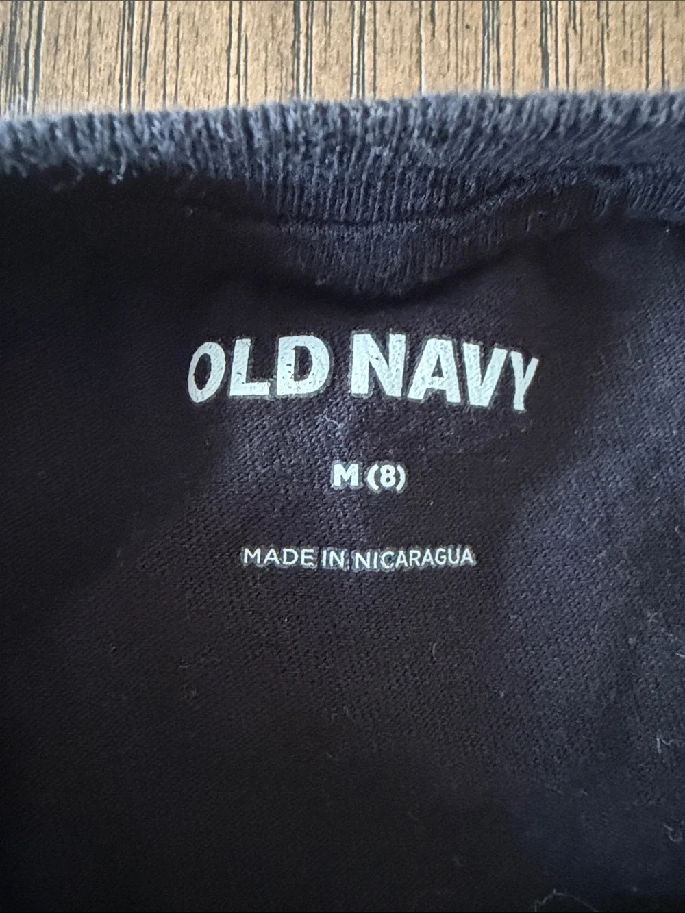 Old Navy Black Tee with Yellow Nirvana Logo